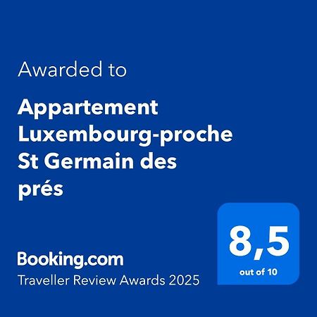 Appartement Luxembourg-Proche St Germain Des Pres Parijs Buitenkant foto